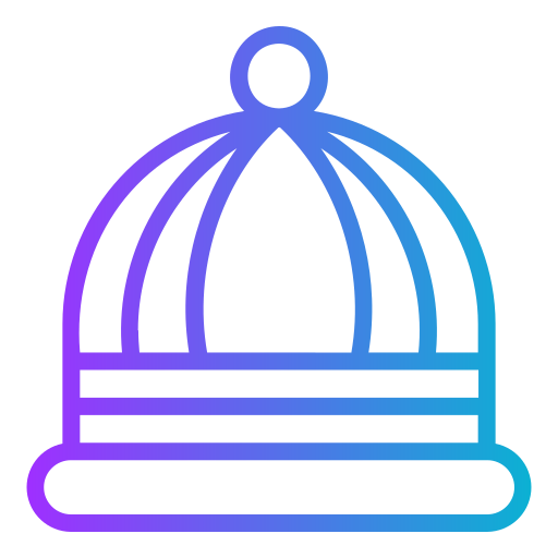 sombrero de invierno icono gratis