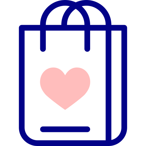 Pink shopping bag icon - Free pink shopping bag icons