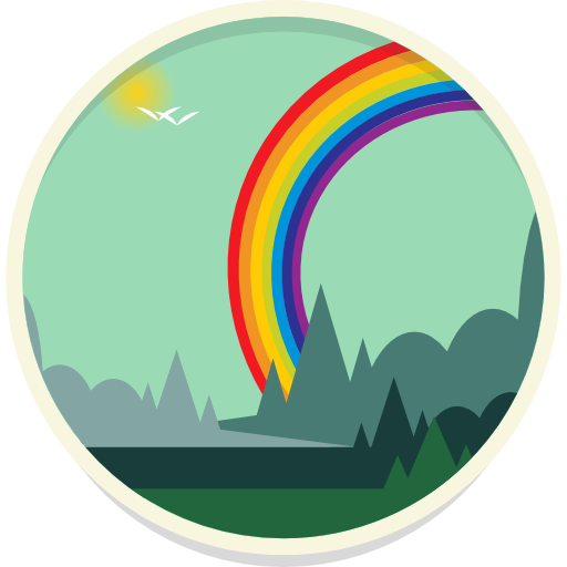 arco iris icono gratis