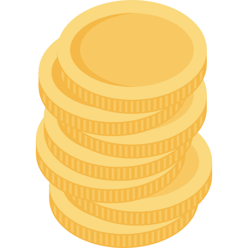 moedas grátis ícone