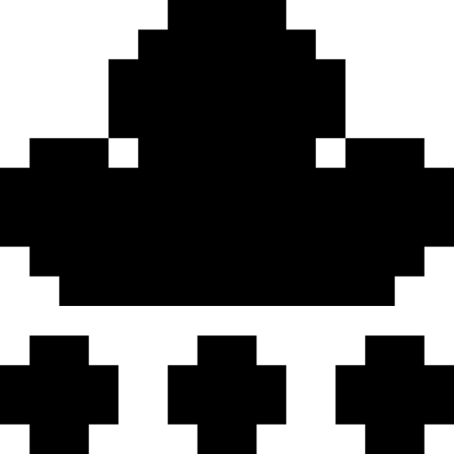 Snowy Pixel Solid icon