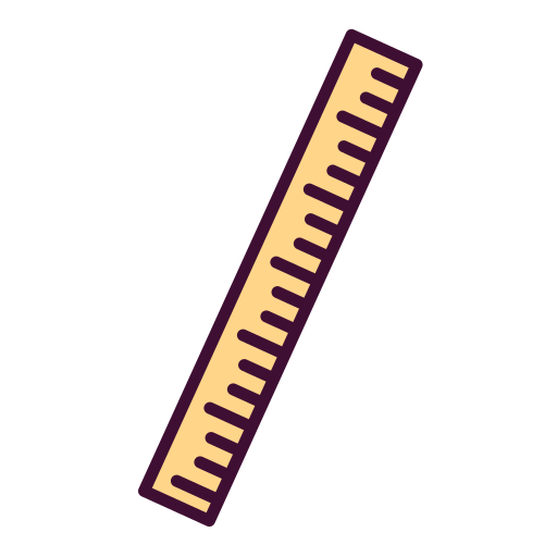 Ruler Generic Outline Color icon