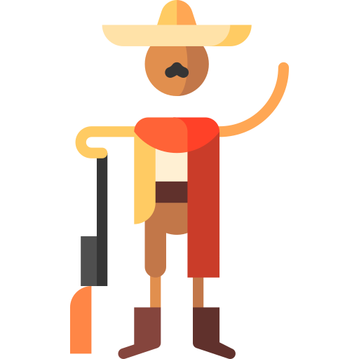 hombre mexicano icono gratis