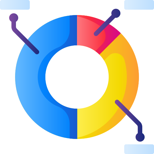 gráfico circular icono gratis