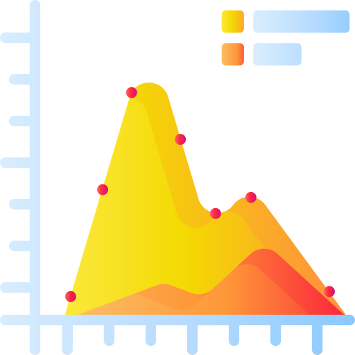 gráfico de onda icono gratis