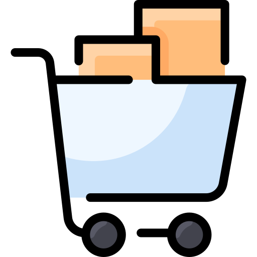 Shopping cart Vitaliy Gorbachev Lineal Color icon