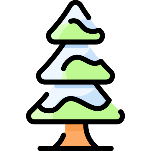 árbol de navidad icono gratis