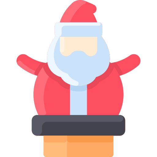 papá noel icono gratis