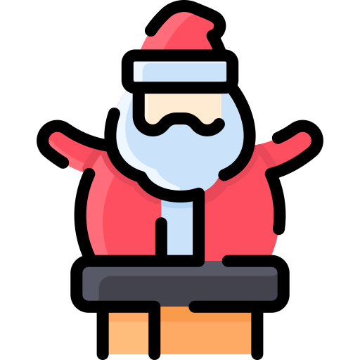 papá noel icono gratis