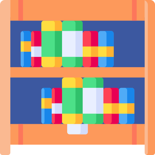 estante para libros icono gratis