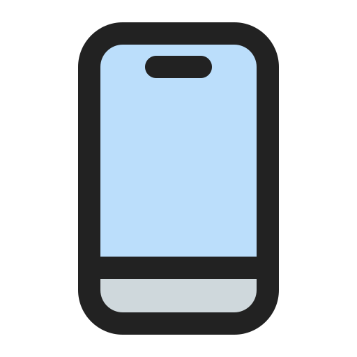 Smartphone Generic Outline Color icon