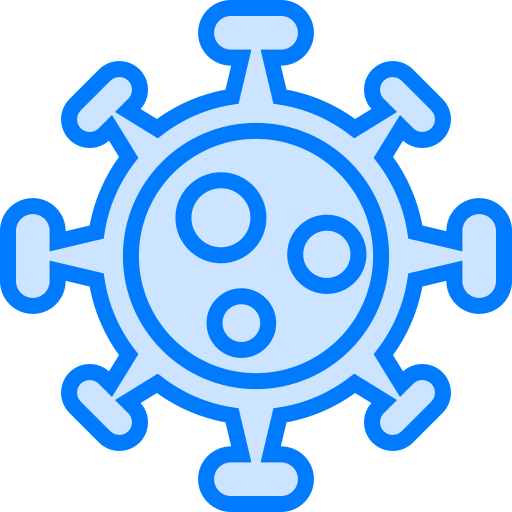 Coronavirus Generic Blue icon