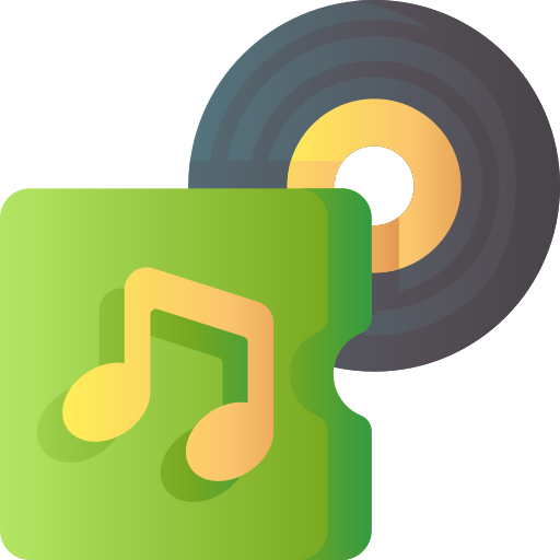 música cd icono gratis