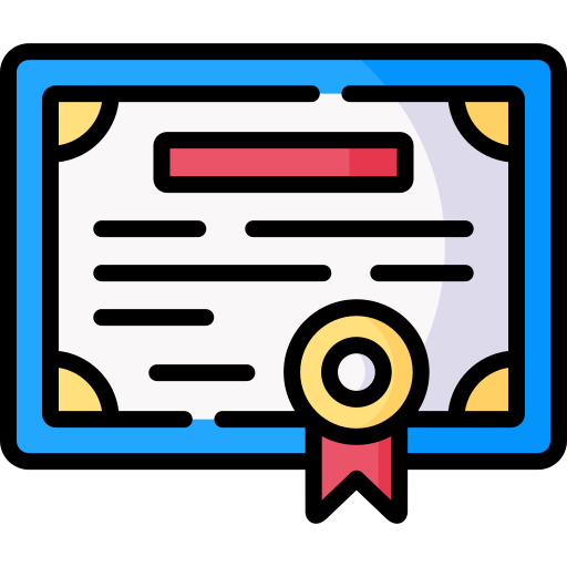 Certificate - free icon