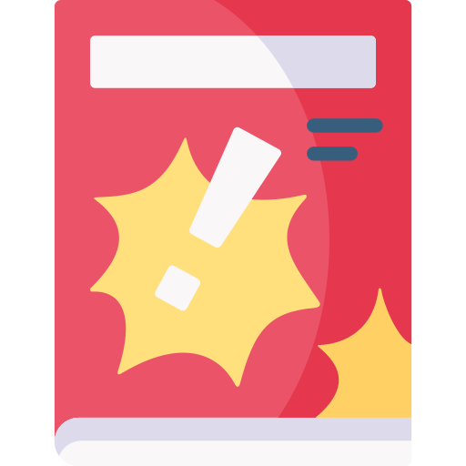 libro cómico icono gratis