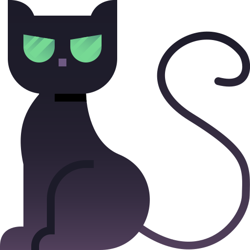 Black cat - Download free icons