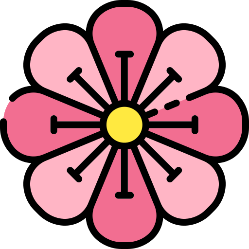 Flower Good Ware Lineal Color icon