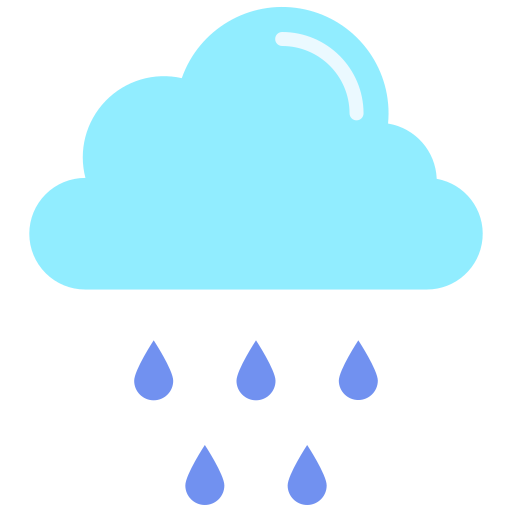 Rain Good Ware Flat icon