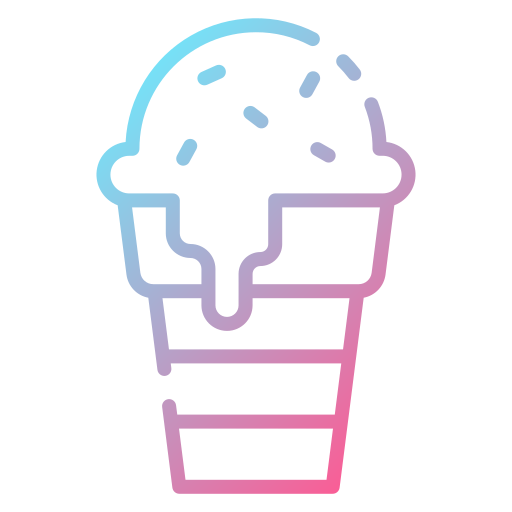 cucurucho de helado icono gratis