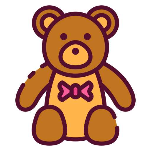 oso de peluche icono gratis