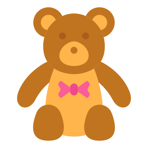 Teddy bear Good Ware Flat icon