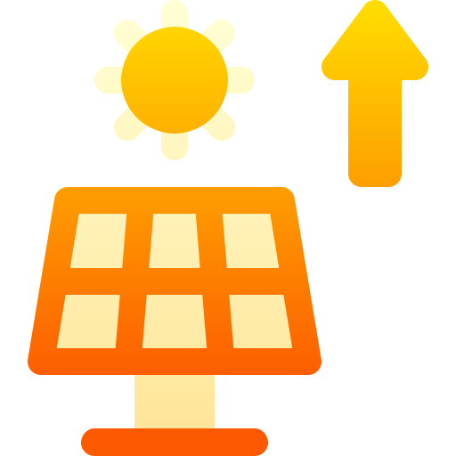 energía solar icono gratis