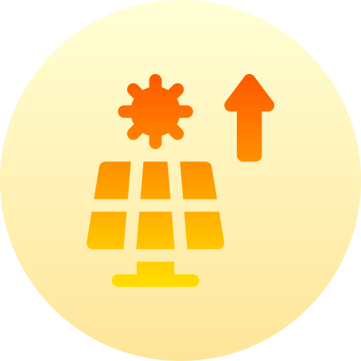 energía solar icono gratis