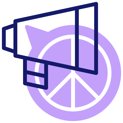 campaña icono gratis