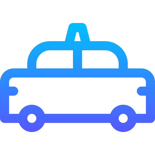 coche de policía icono gratis