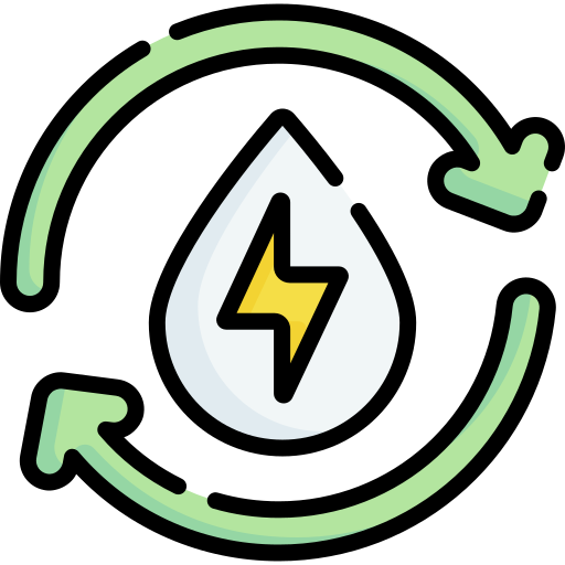 energía del agua icono gratis