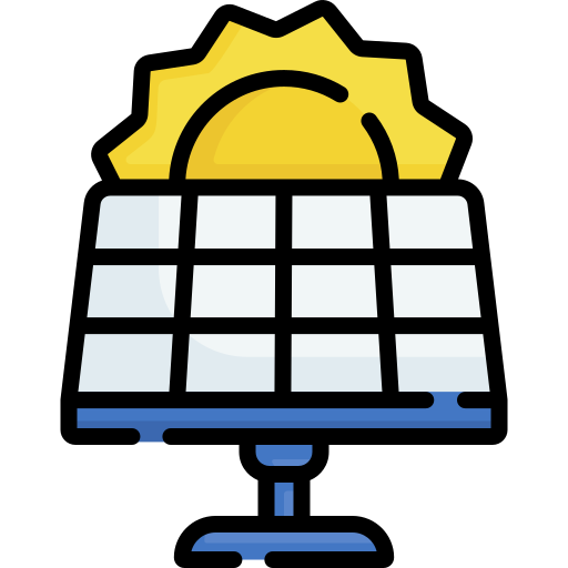 energía solar icono gratis