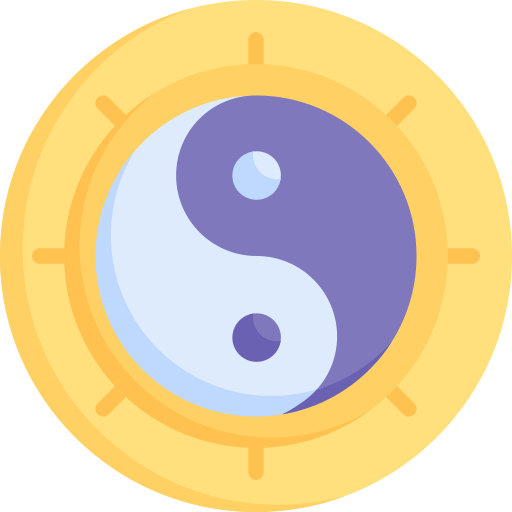 ying yang icono gratis