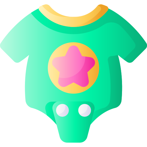 ropa de bebé icono gratis