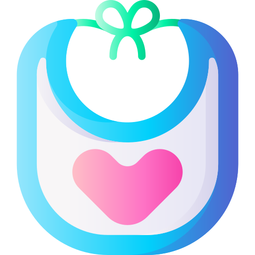 Baby bib - free icon