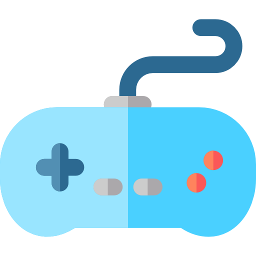 Game console Basic Rounded Flat icon