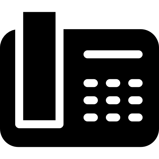 receptor de teléfono icono gratis