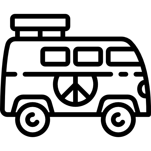 Hippie - Free transport icons