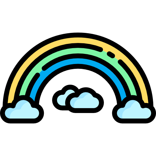 arco iris icono gratis