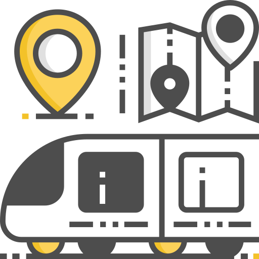 estación de metro icono gratis