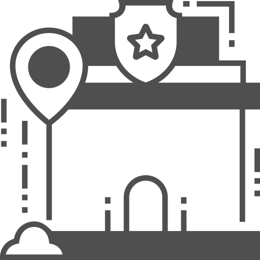 estación de policía icono gratis