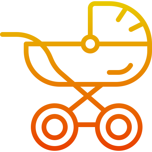 carrito de bebé icono gratis