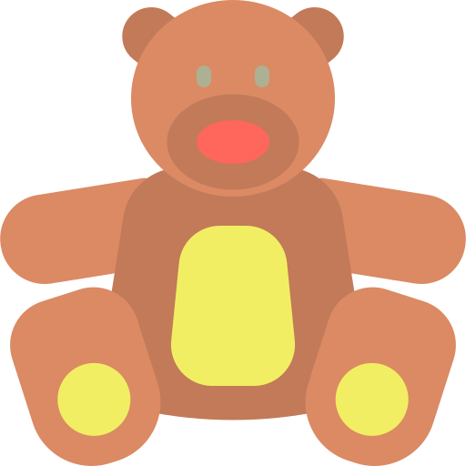 oso de peluche icono gratis