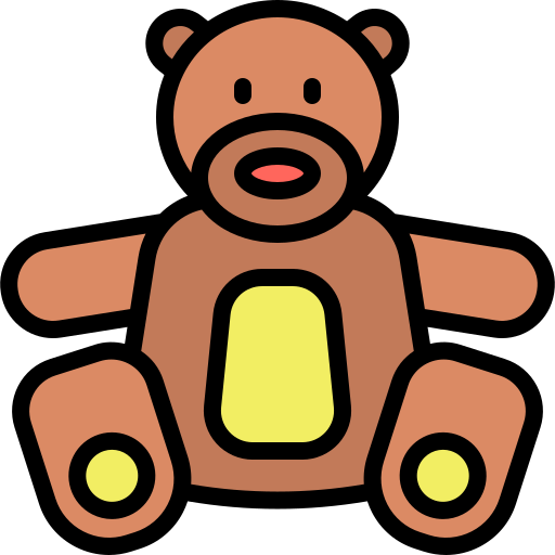 Teddy bear Generic Outline Color icon