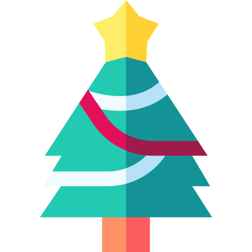 árbol de navidad icono gratis