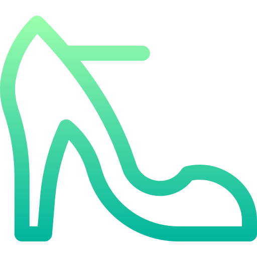 High heels Basic Gradient Lineal color icon