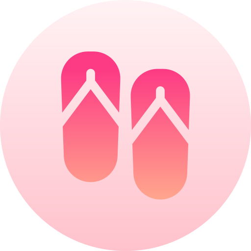 chancletas icono gratis