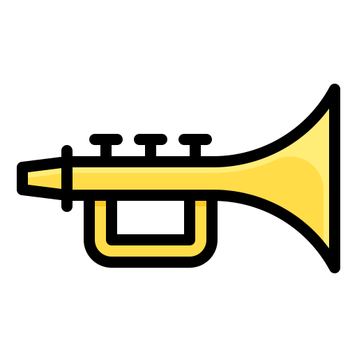 Trumpet Generic Outline Color icon