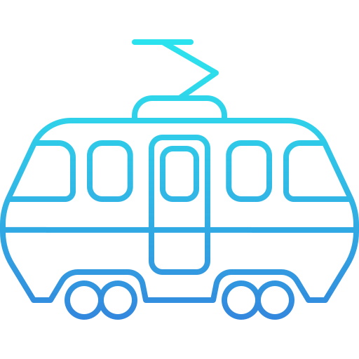 tranvía icono gratis