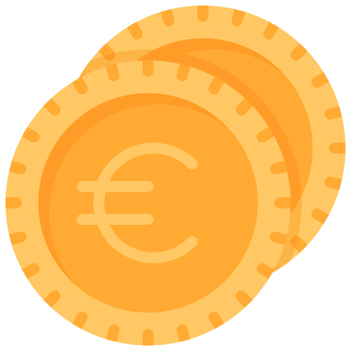 euro icono gratis