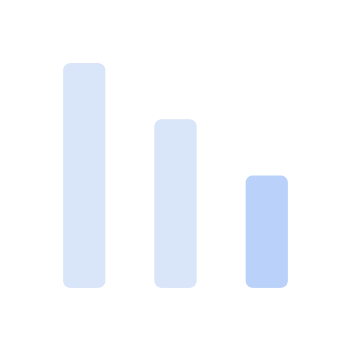 gráfico de barras icono gratis